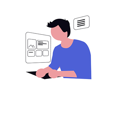 Building a Website Illustration Card